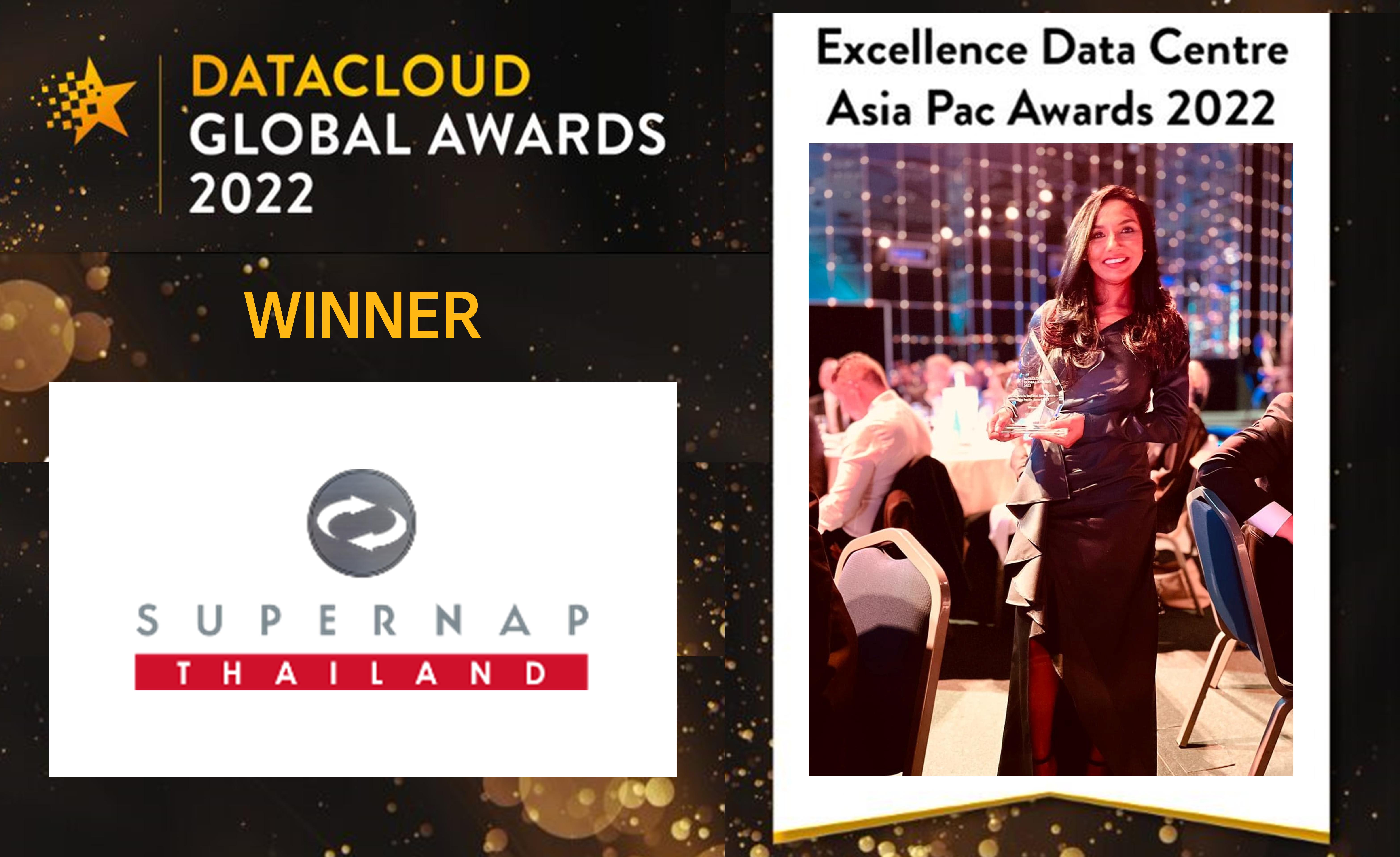 SUPERNAP (Thailand) wins the Excellence DataCloud Data Center Asia Pacific Award 2022 from BroadGroup