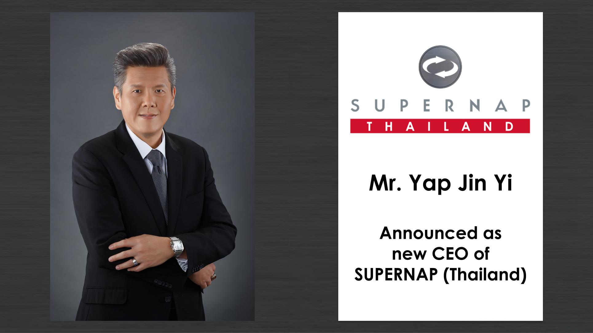 SUPERNAP (Thailand) appoints Yap Jin Yi as CEO to lead new phase of growth